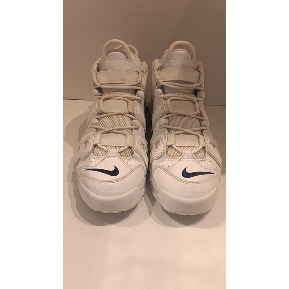 Nike Air More Uptempo White Midnight Navy Size 11.5 Mens 2022 DH8011-100 Clean main image 10